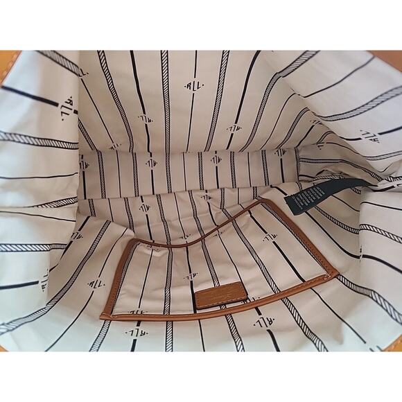 LAUREN by RALPH LAUREN Caldwell Beltin Equestrian Design Convertible Hobo NEW - Picture 5 of 13